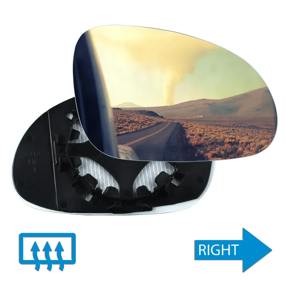 VW Golf 5 MK5 Wing Mirror Glass Heated Convex Right