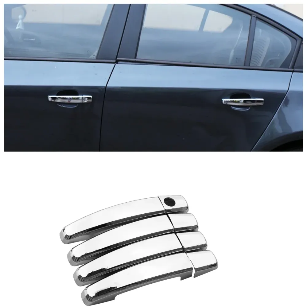 Door Handle Cover Chevrolet Cruze ABS Chrome Decorative Sticker Overlay Protects Handle