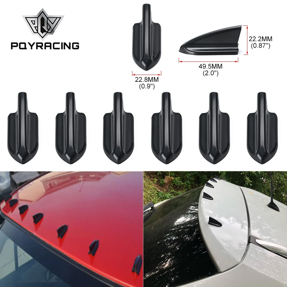 EVO-Style ABS Roof Shark Fins Spoiler Kit PQY-WSS11 Car