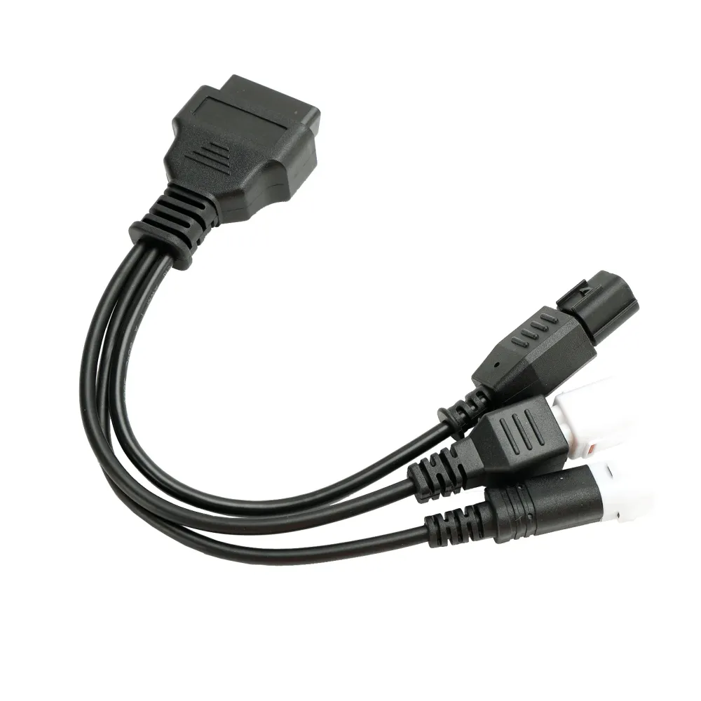 3 Pin 4 Pin 2IN1 OBD2 Diagnostisk adapterkontakt Yamaha motorsykkel