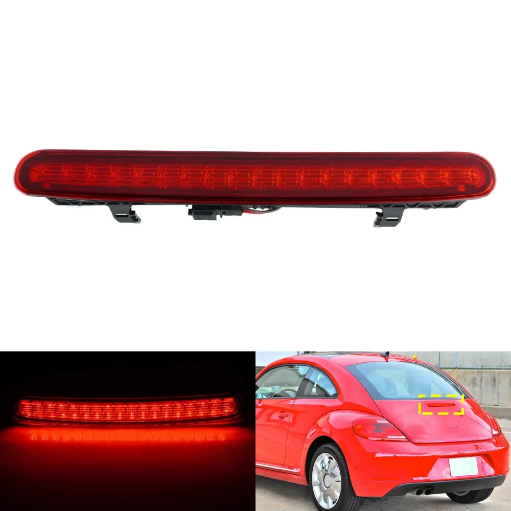 VW Beetle Cabrio Rear Brake Light High Level Third LED, Red Lens