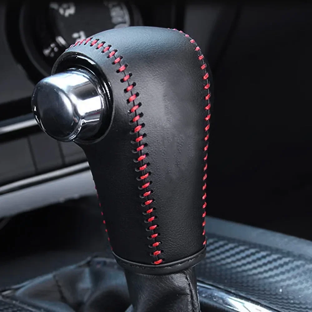 Leather Shift Knob Cover Honda Vezel HRV Automatic Transmission Premium Leather Interior Accessory
