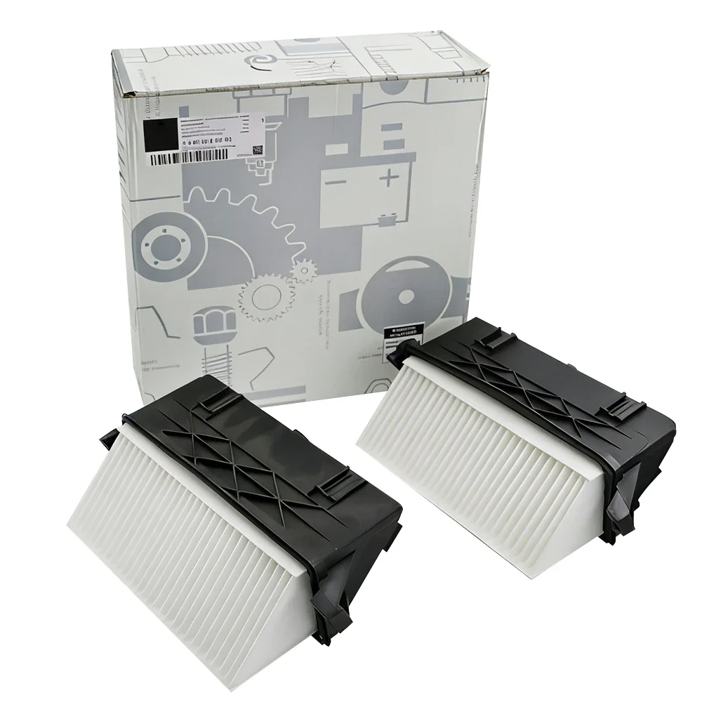 Air Filter Set 2pc Left & Right Mercedes-Benz C, E, CLS, GL, GLC, GLE Class