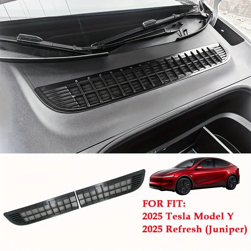 Tesla Model Y Juniper 2025 Insektskjerm Front Trunk Mesh Ventilation Grille Air Intake Protection Cover