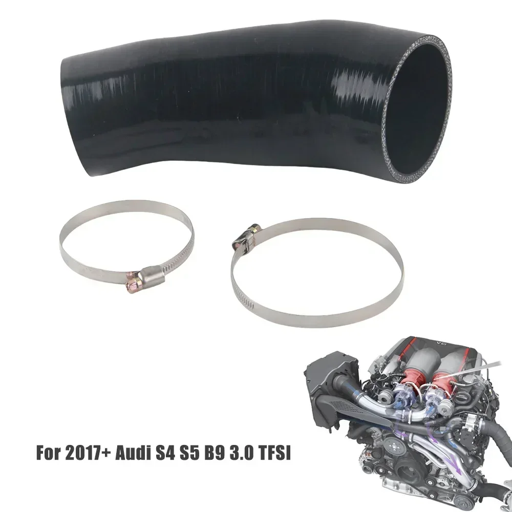 Silicone Intake Hose Audi B9 S4 S5 RS4 RS5 EA839 Engine Braided HighFlow Air Path