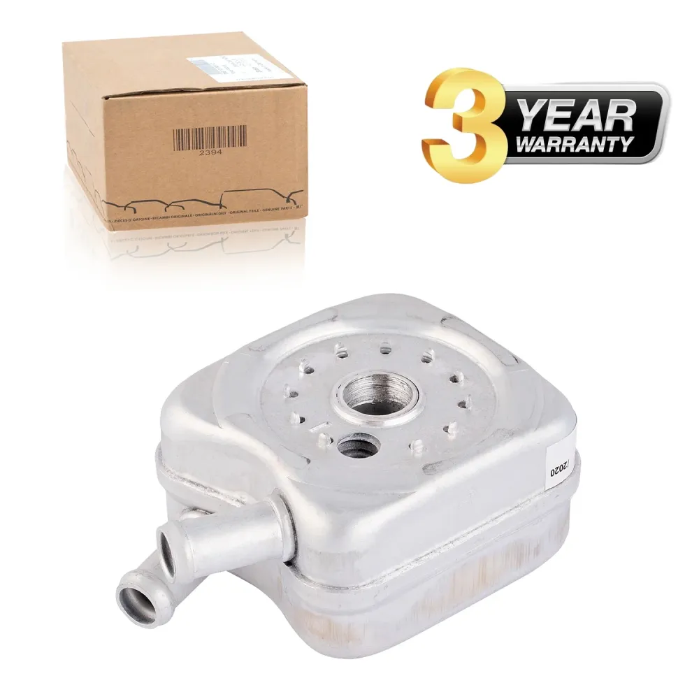 VW Bora Engine Oil Cooler, Aluminium, Liquid-Cooled Brazed Fins