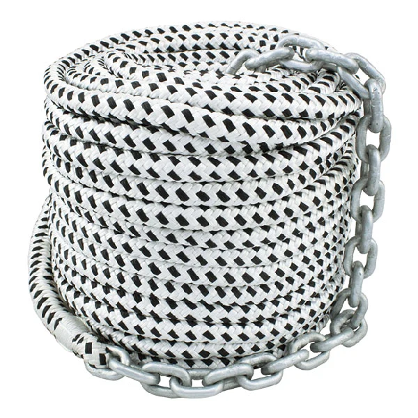 Ankertau ø14mm x 50m med kjetting ø8mm x 4,5m