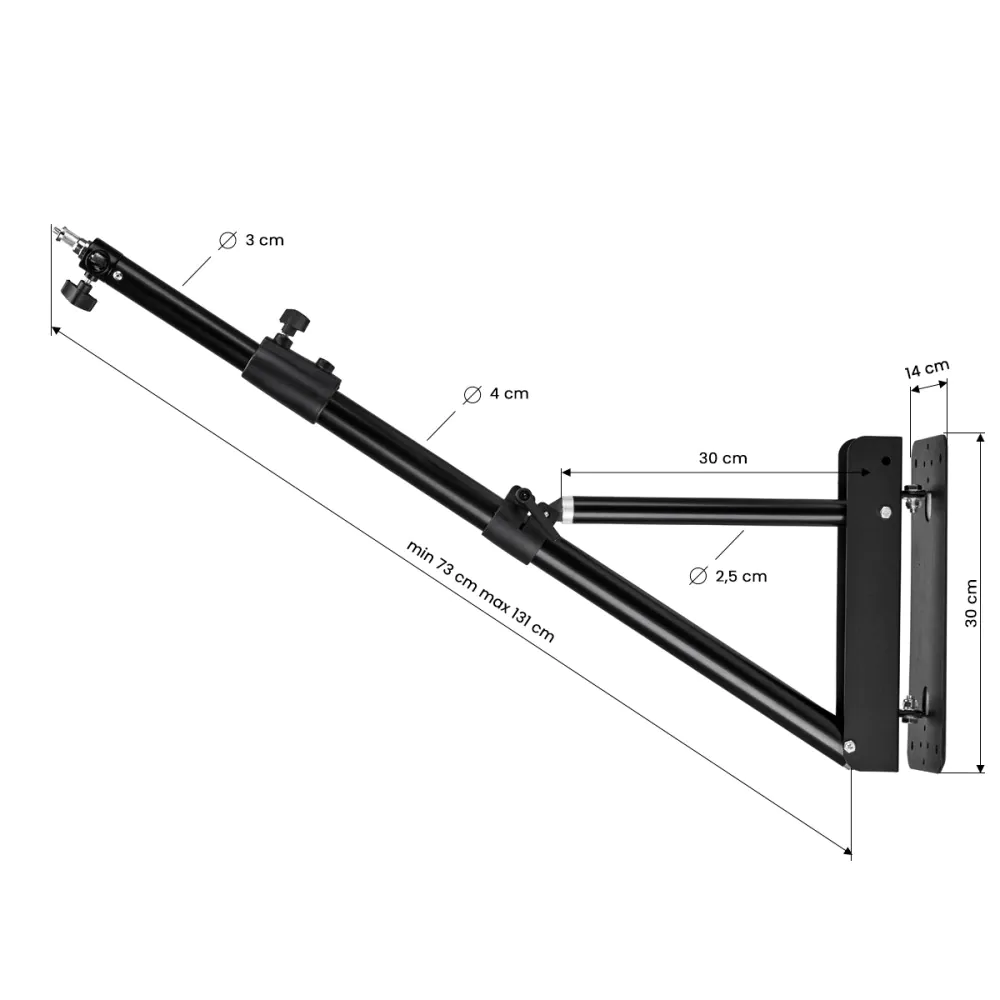 Veggmontert lampeholder
