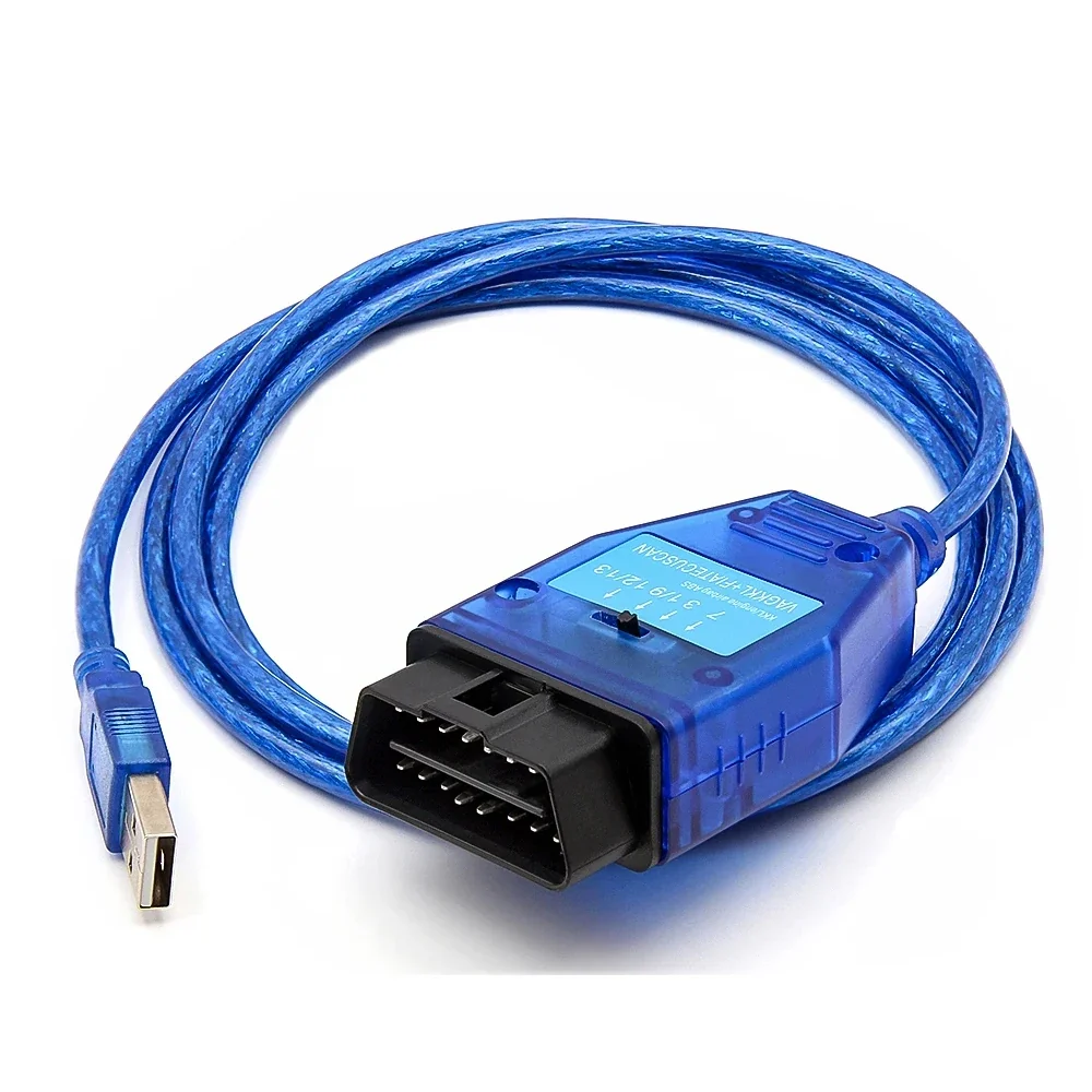USB Diagnostic Cable Fiat Ecu Scan, VW Audi Seat Skoda VAG KKL V409 USB Diagnostic Cables