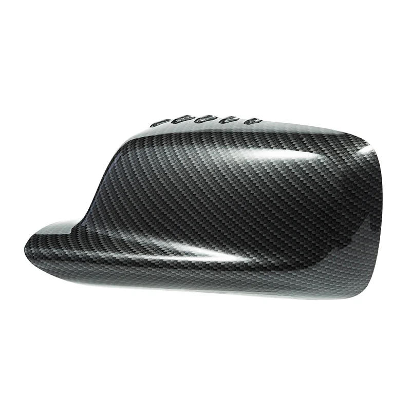 Front Door Mirror Caps BMW 3 Series E46 Coupe Carbon Pattern Plastic Durable Plastic Construction