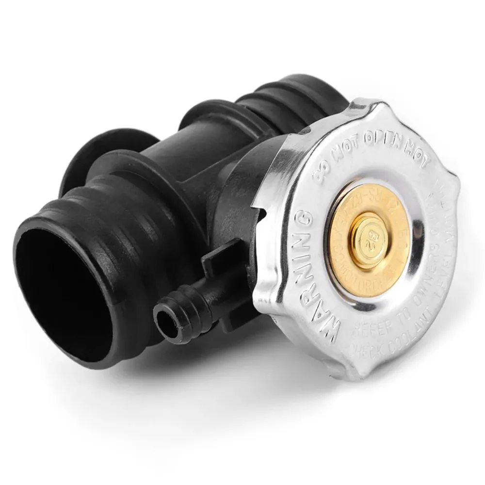 Radiator Cap T Branch Water Pipe Kit Jeep Compatible Engine Cooling Valve Premium Plastic Construction