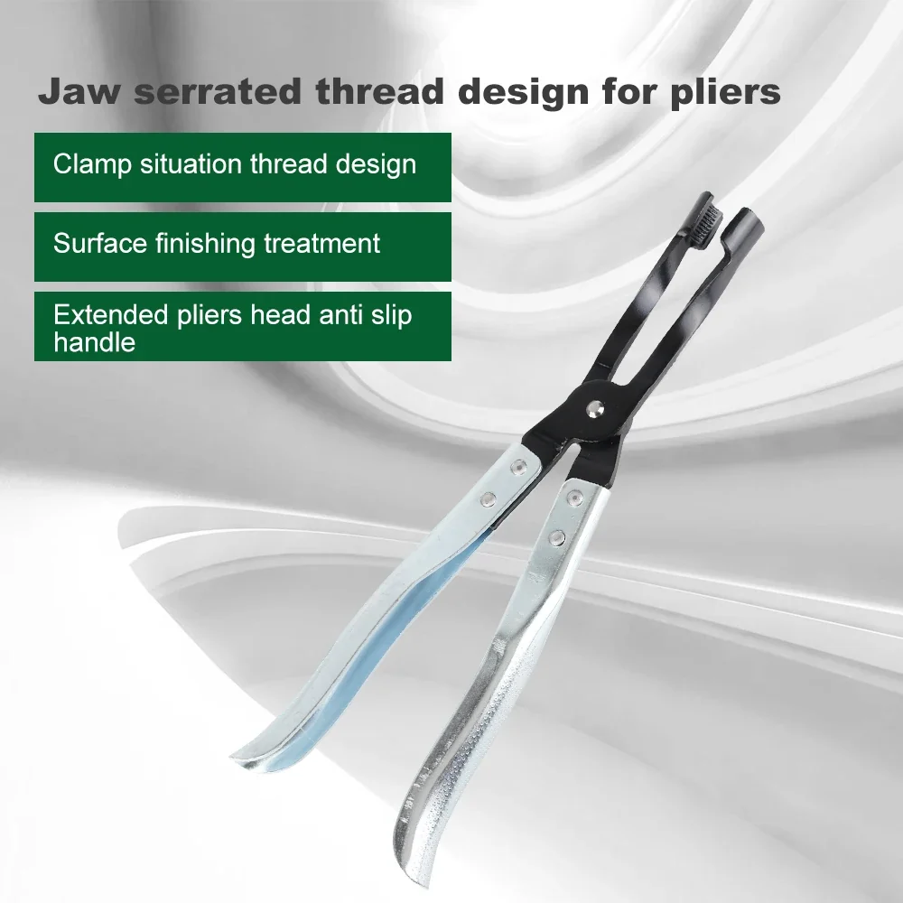 Valve Stem Seal Removal Tool Long Reach Pliers, Metal Construction