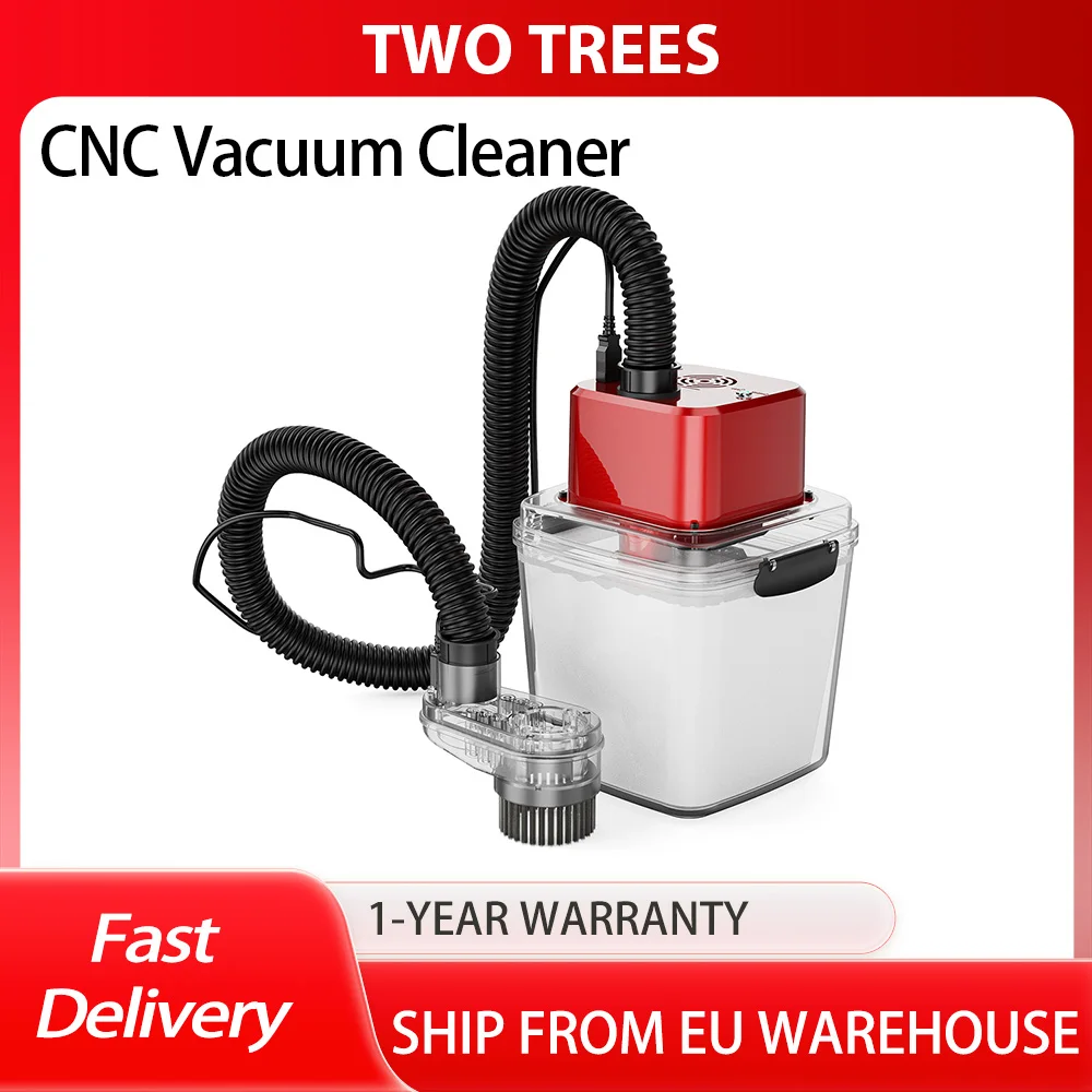 Two Trees CNC Vacuum Cleaner TTC 450 Engraver, Automatic Start Stop, LED Night Light, Ion Air Purification