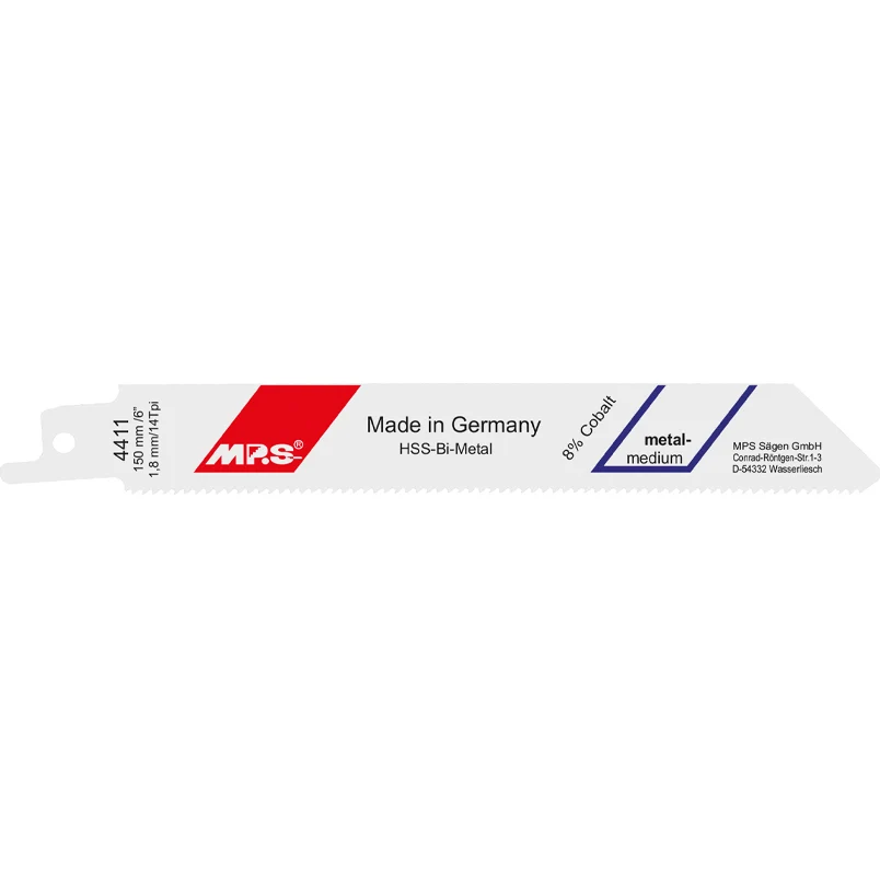 MPS Bajonettsagblad 4411, 5 stk. 150 mm BiM 14 tpi