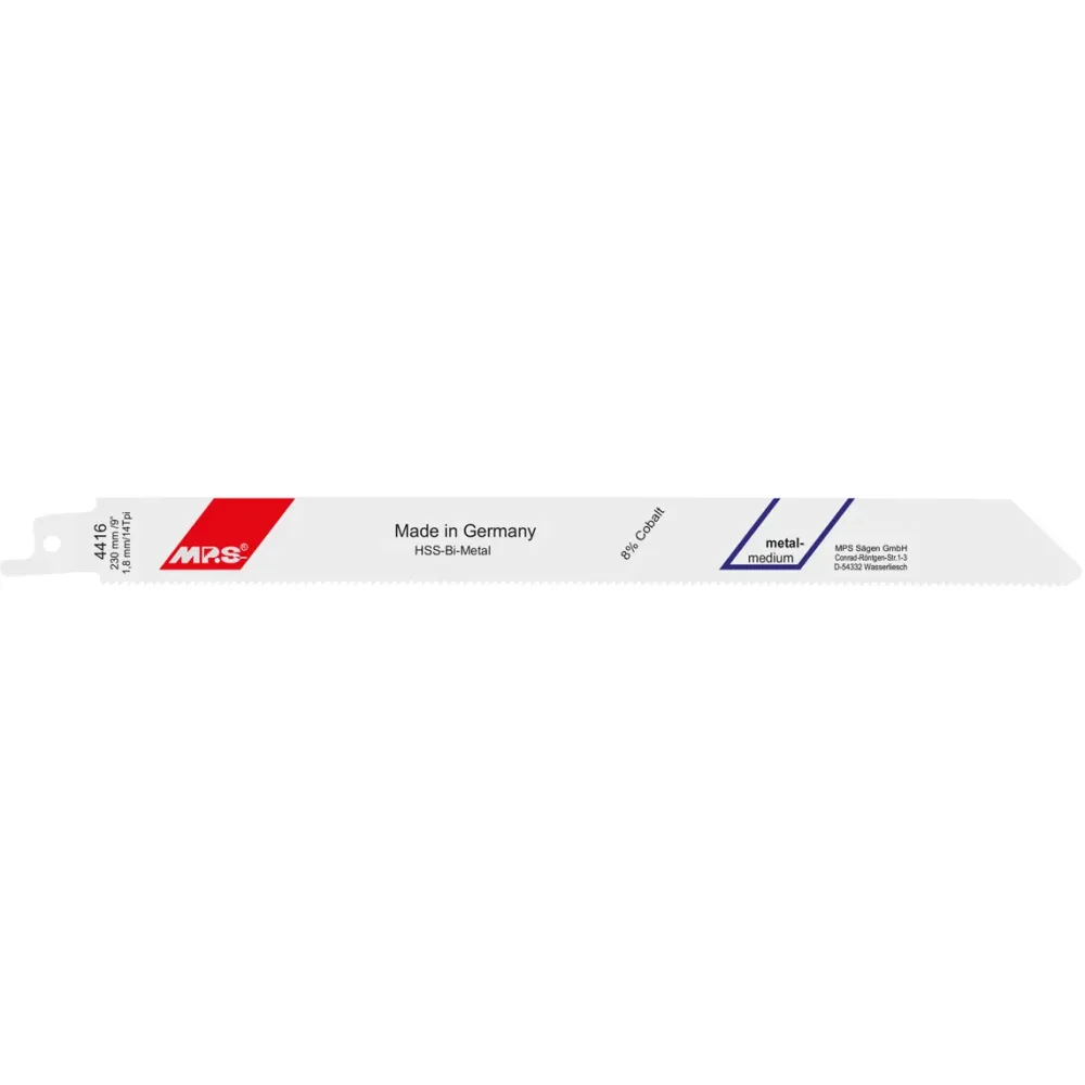 MPS Bajonettsagblad 4416, 2 stk. 230 mm BiM 14 tpi