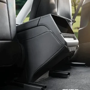 Tesla Model 3+ Highland baksparkpanel PU -skinn bakkonsoll