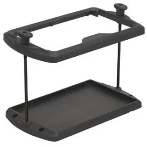 Batteriholder stor, 33x18 cm - Sort, Plast
