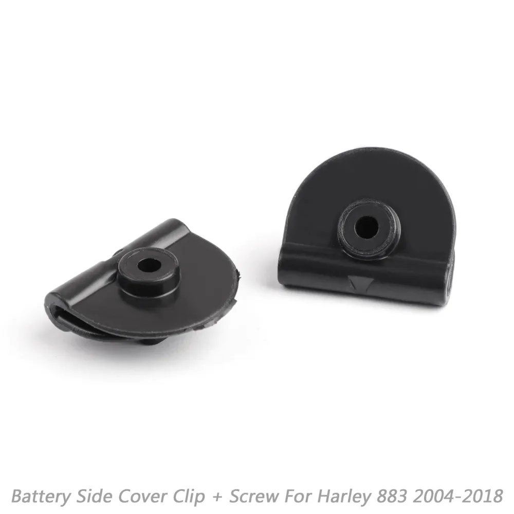 Klipp 4pcs side 1200 Venstre Sportster + 04-18 XL883 Skrue EH Batteri Hy deksel