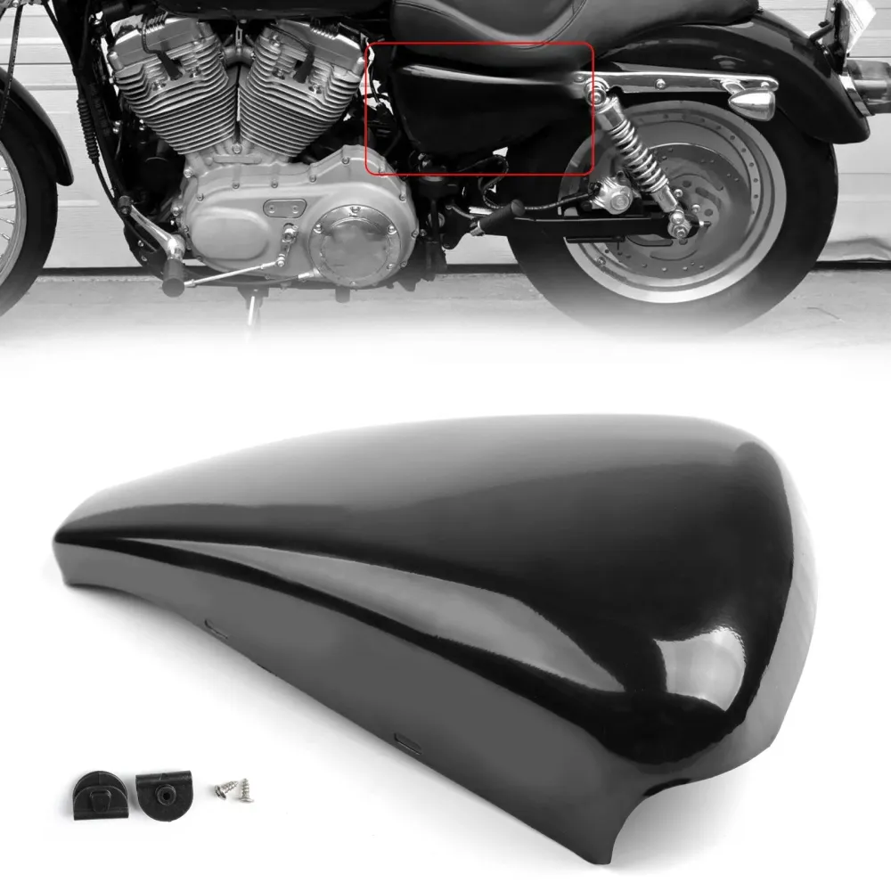 1 stk venstre sidebatterideksel Harley Sportster XL Iron 883 1200 2014-2018 Generisk