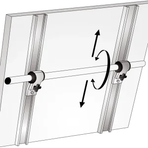 NOA solpanelholder, justerbar