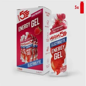 HIGH5 EnergyGel Electrolyte Bringebær