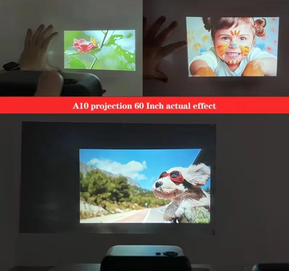 Full HD projektor og bærbar mini projektor