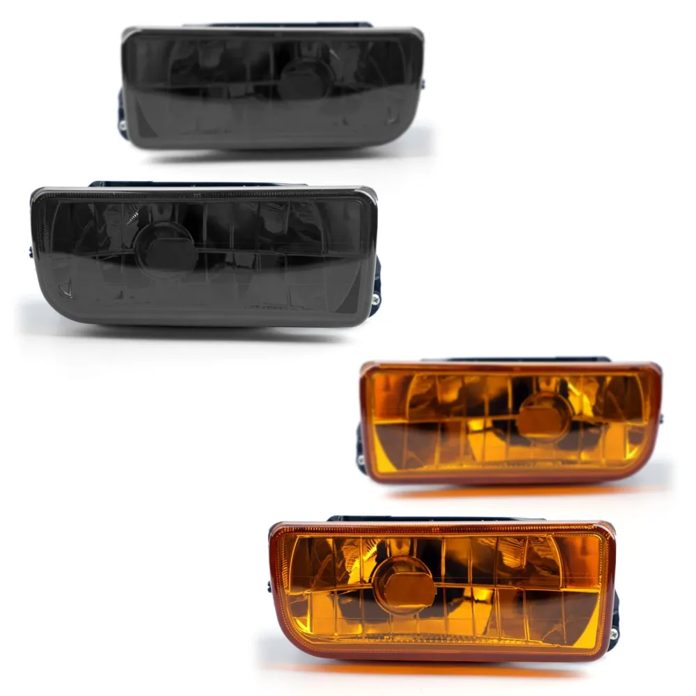 BMW 1992-1998 E36 3-serie 2/4D erstatningstårkelyslamper krystallglass høyre&L