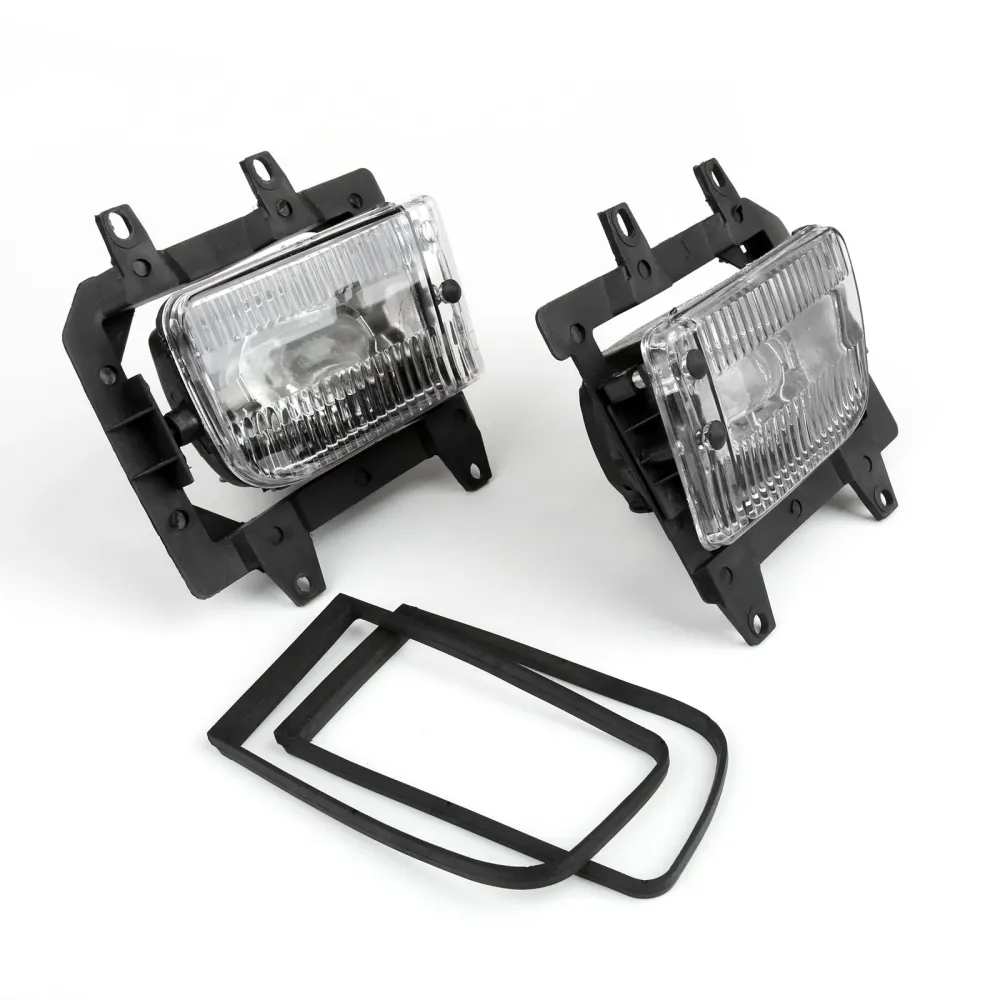 Front Bumper Fog Lights Plastic Lens Kit 85-93 BMW E30 3-serie Sedan Generic