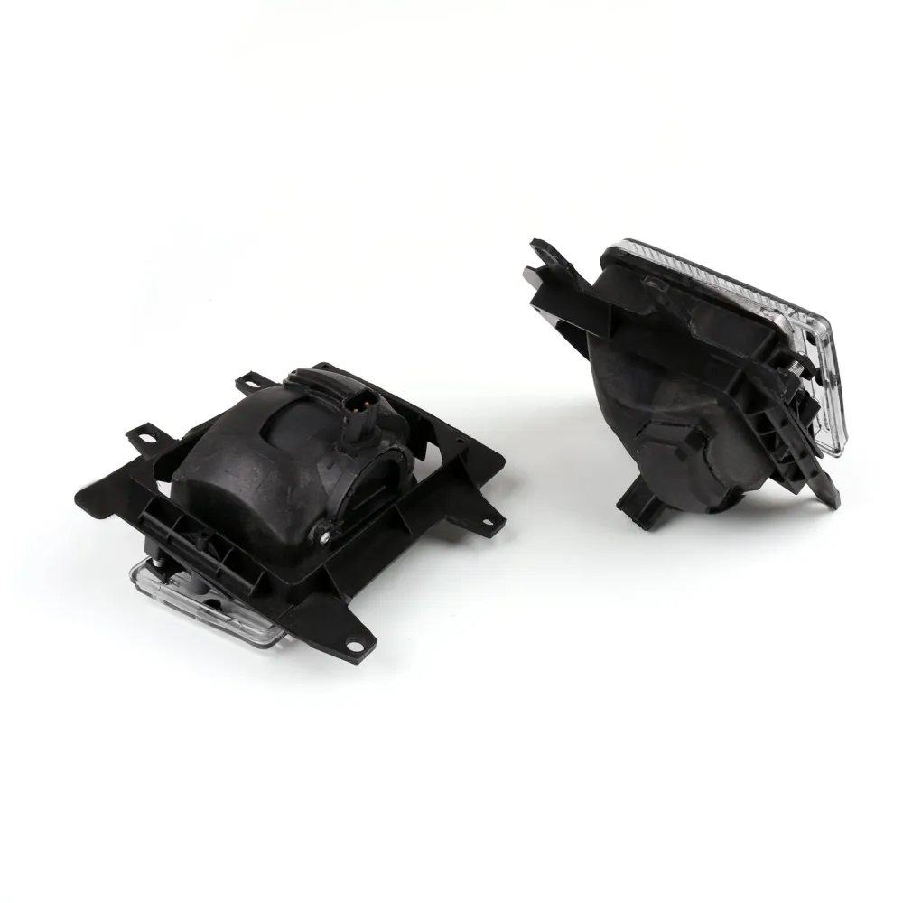 Front Bumper Fog Lights Plastic Lens Kit 85-93 BMW E30 3-serie Sedan Generic