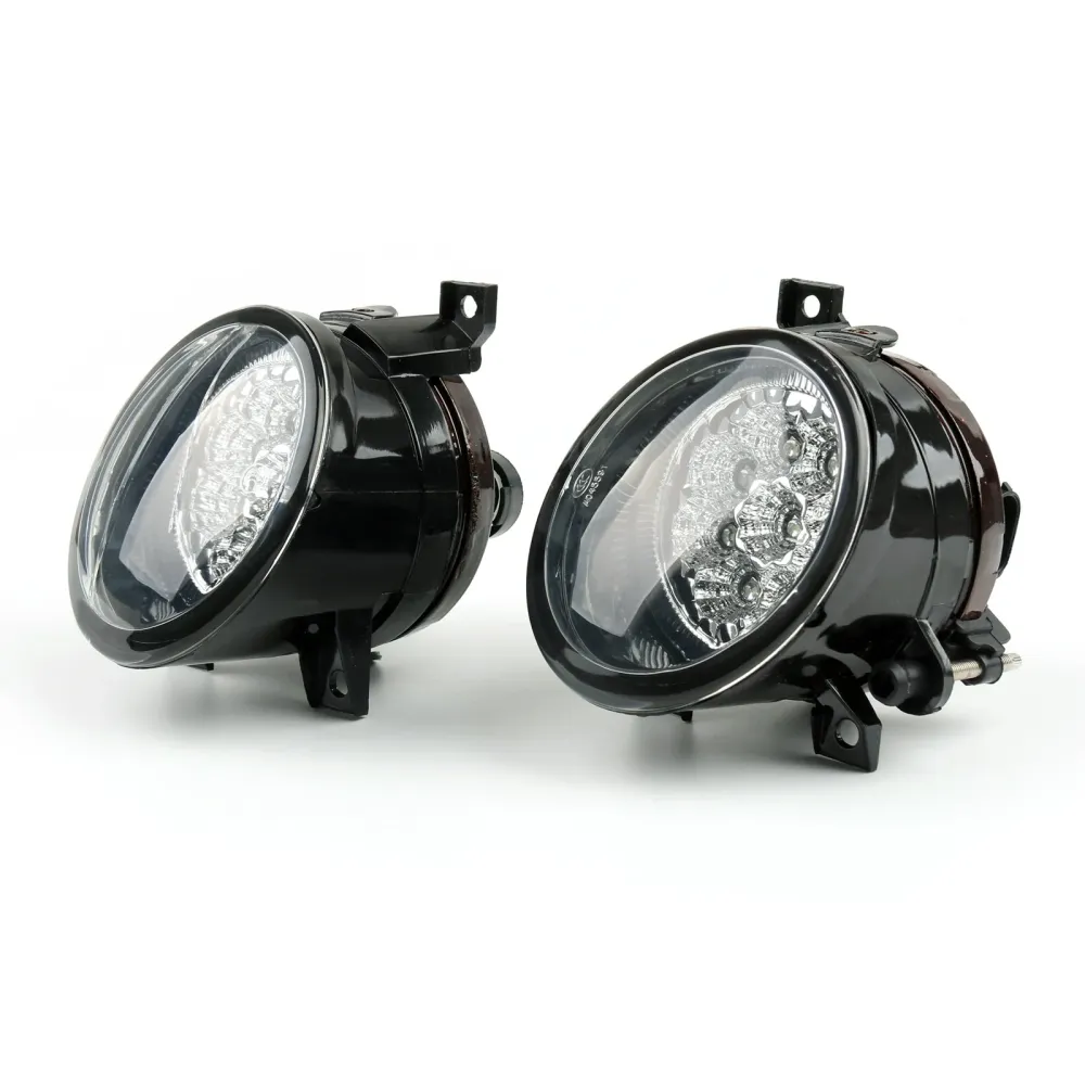 Par foran LED-drevne tåkelys med lyst hvitt VW Jetta MK5 05-09 generisk