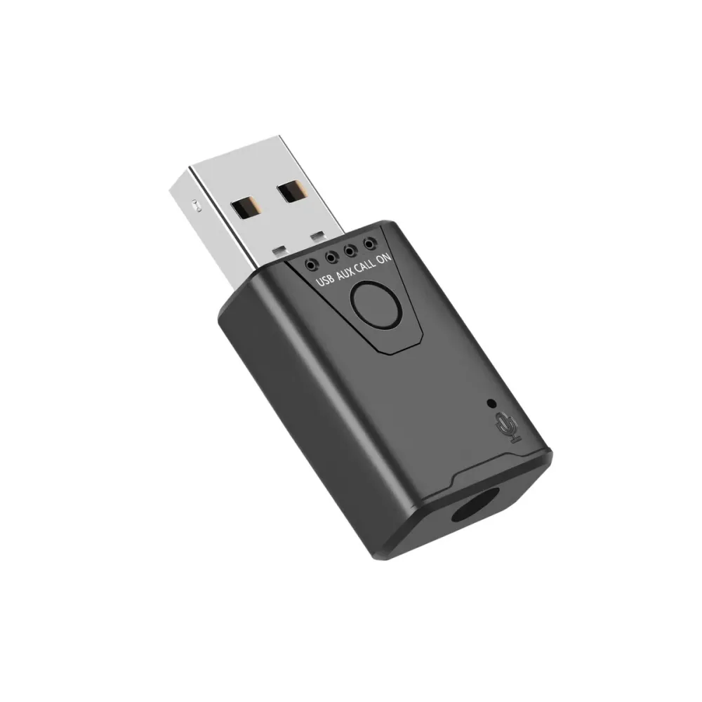 2-i-1 kompakt CarPlay-adapter med Bluetooth og WiFi
