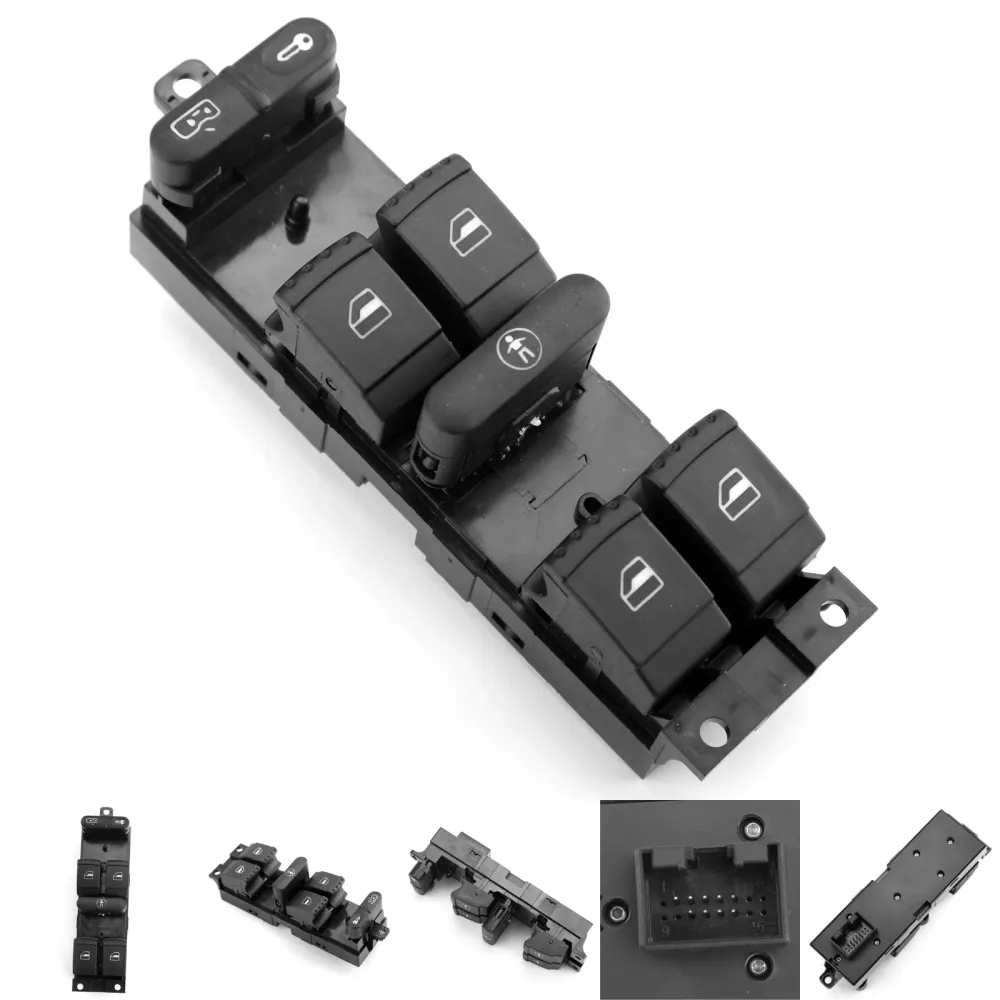 NY MASTER POWER AUTO WINDOW SWITCH 1J4959857C Skoda Fabia Octavia Superb Generic