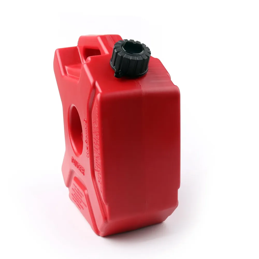 5L Plast Jerry Cans Gas Diesel Fuel Tank m/ Lås SUV ATV Scooter Motorsykkel