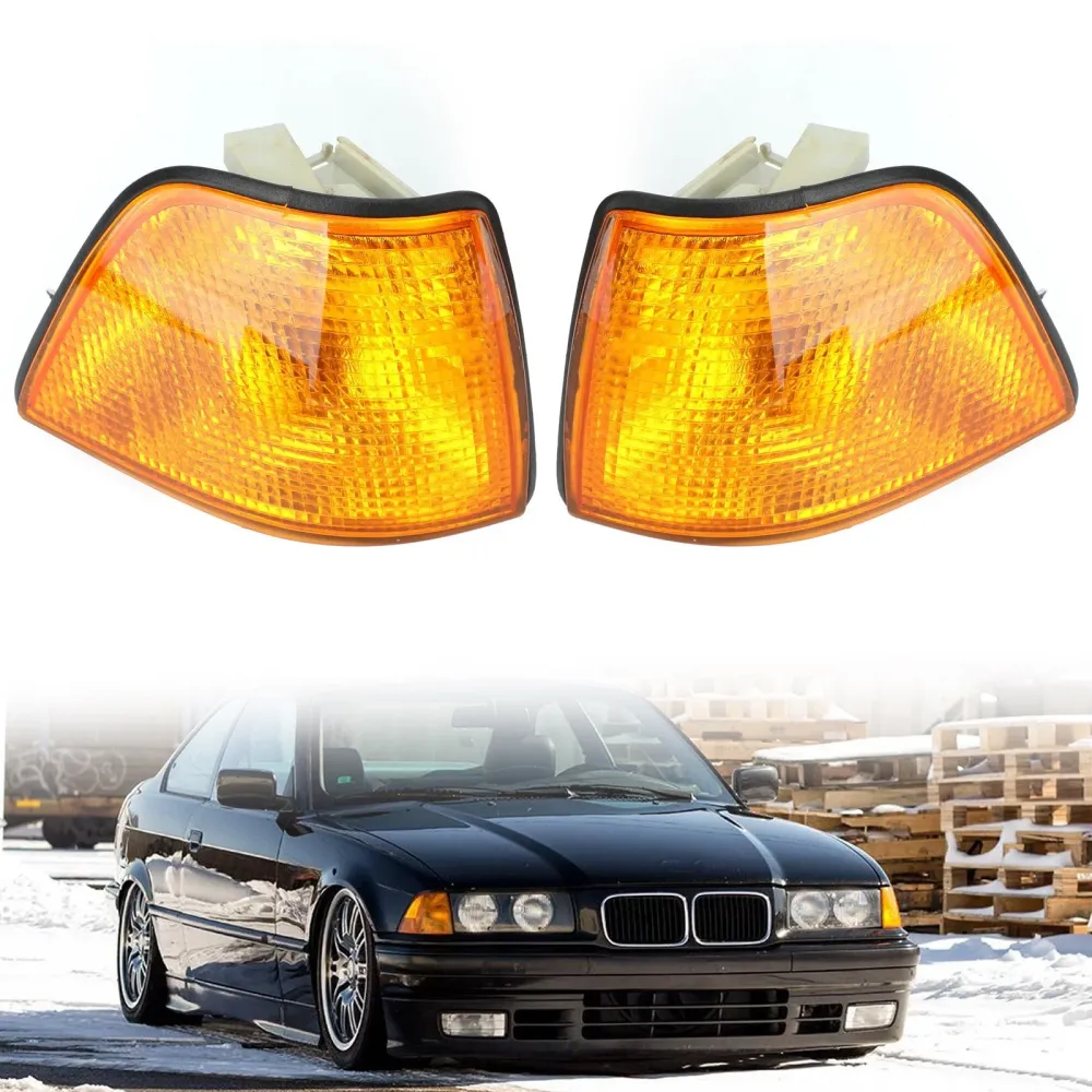 1992-1998 BMW E36 3-serie 4dr sedan/hatchback Euro Corner Lights Amber
