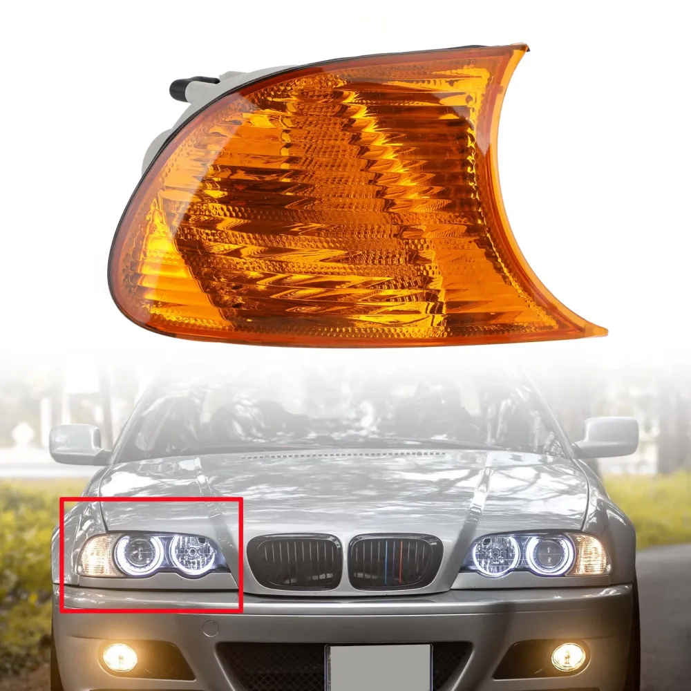 1998-2001 BMW 3-serie E46 Coupe Right Side Amber Corner Light 63126904300