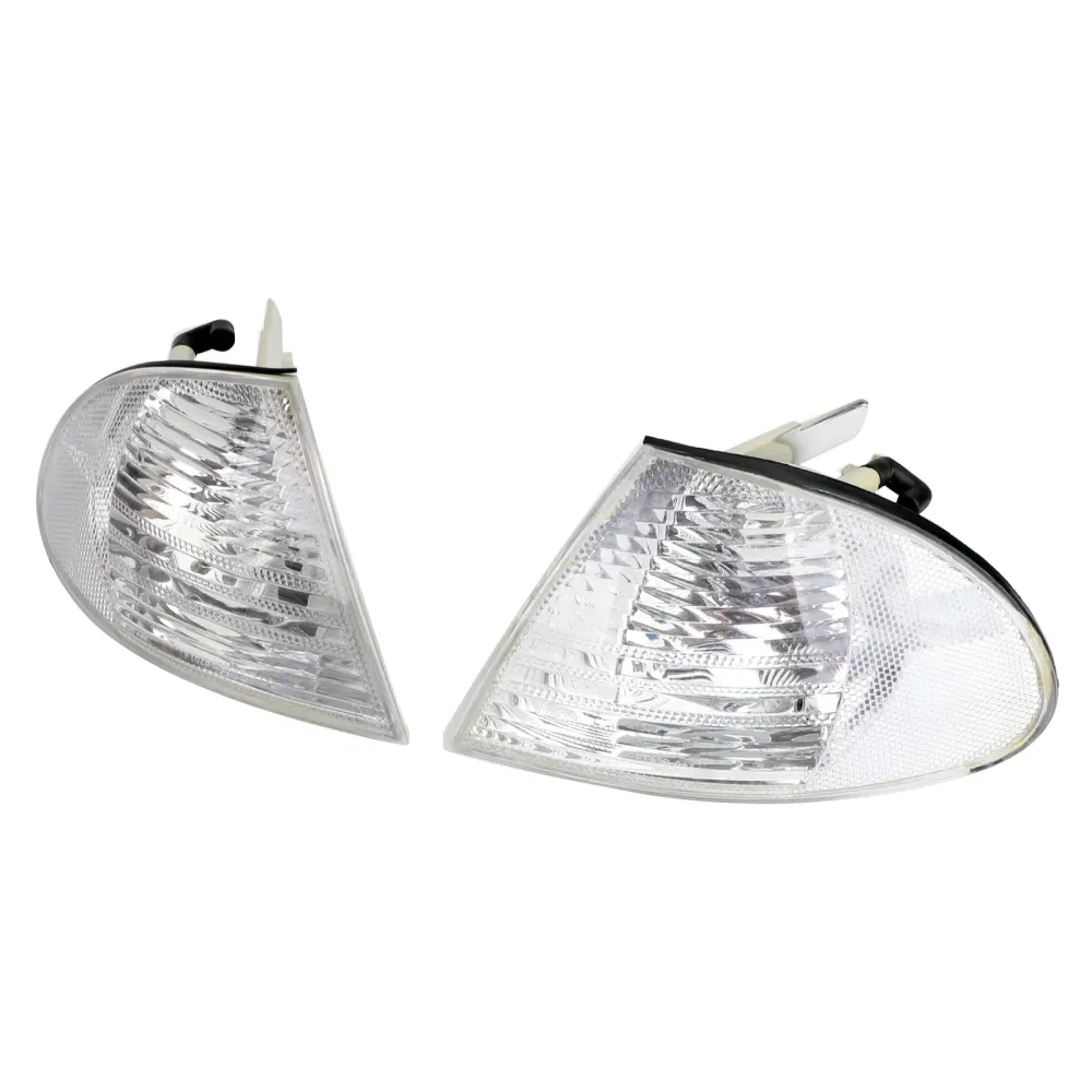 1998-2001 BMW 3-serie E46 Sedan Pair White Corner Side Light 63136902766