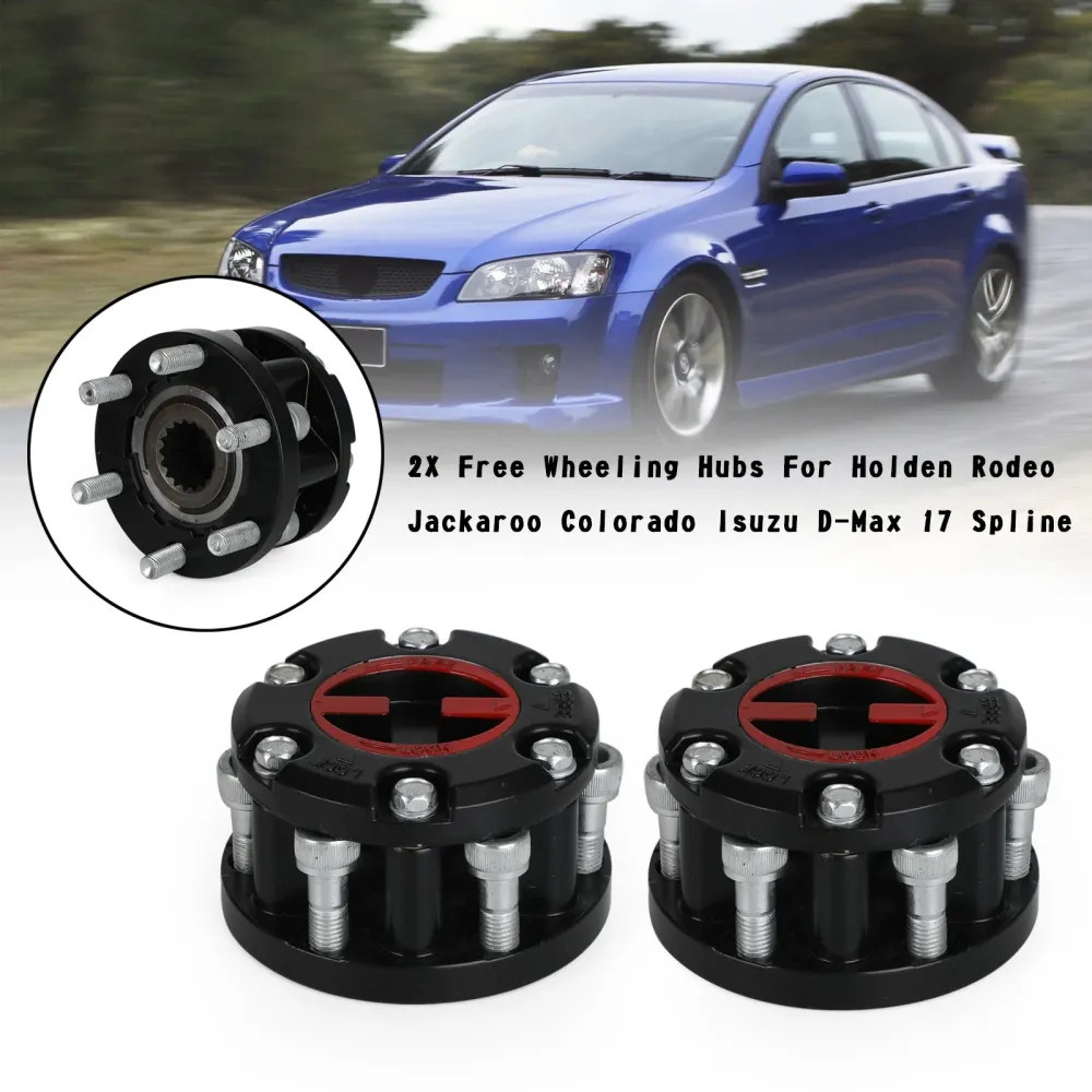 1991-2007 Holden Rodeo 2X gratis Wheeling Hubs 17 Spline generisk