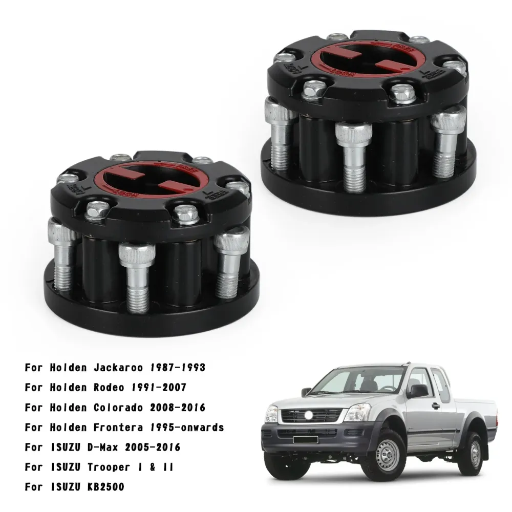 1991-2007 Holden Rodeo 2X gratis Wheeling Hubs 17 Spline generisk