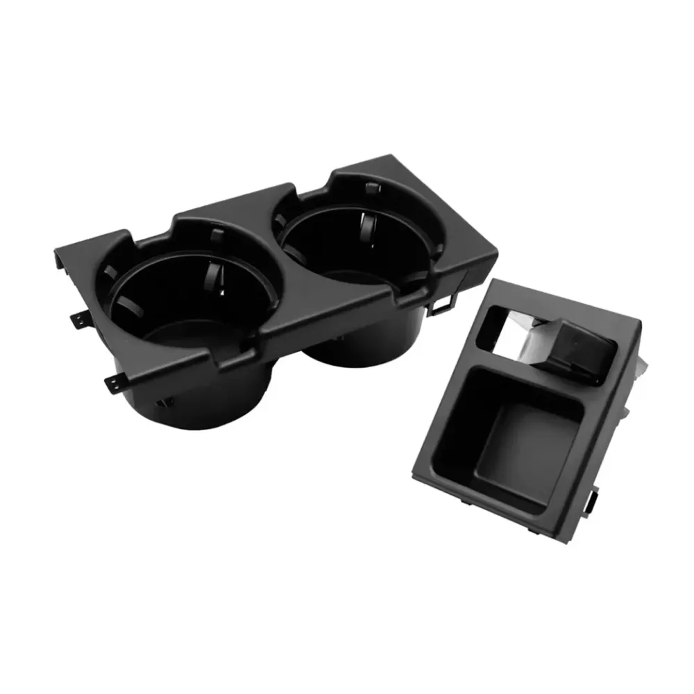 Black Front Center Console Cup Holder Coin Holder 51168217953 BMW E46