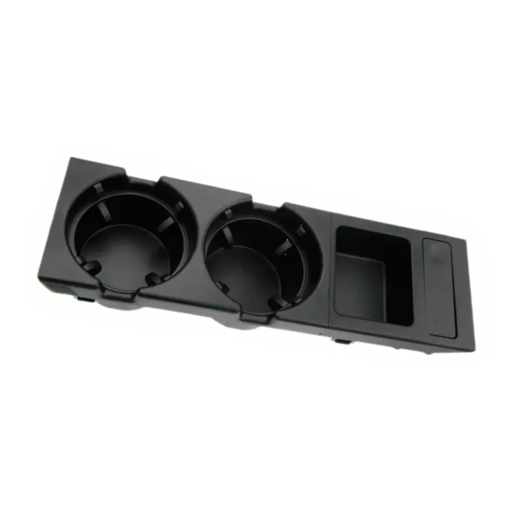 Black Front Center Console Cup Holder Coin Holder 51168217953 BMW E46
