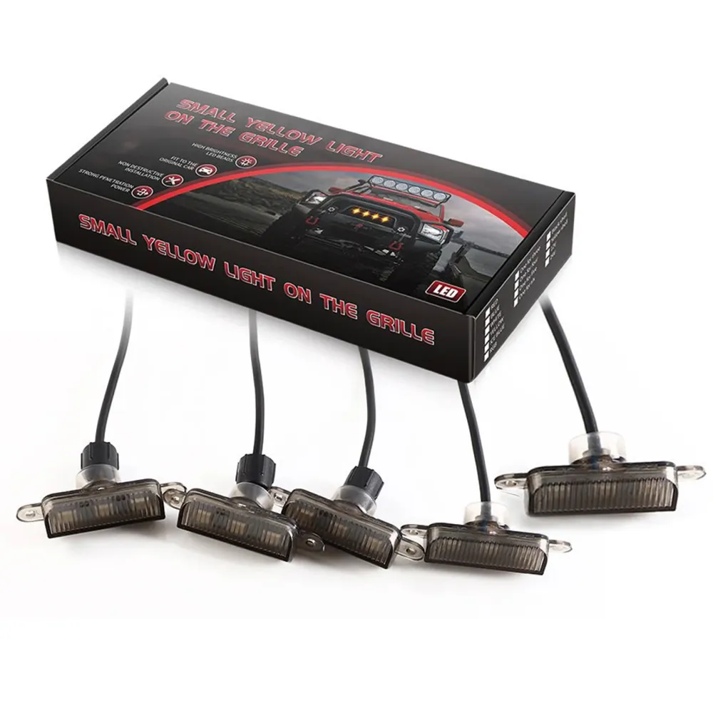 5pcs Front Grille LED-belysning RGB med App Controller SUV Off-Road Vehicles