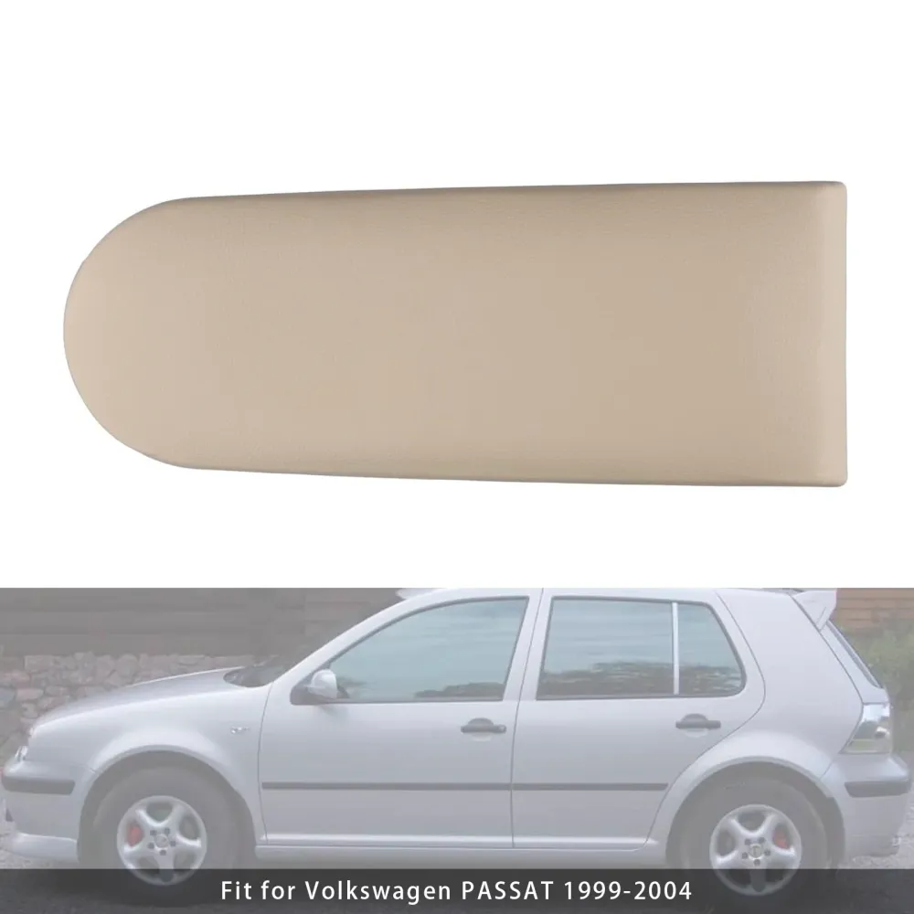Beige Leather Armrest Center Console Lid VW MK4 Jetta Bora Golf 18D867173