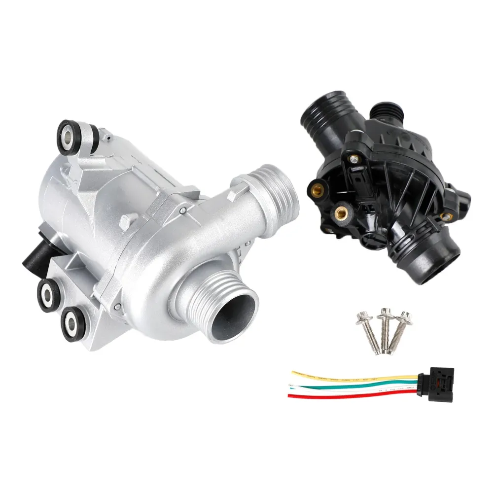 2007-2008 BMW 328xi X5 3.0si elektrisk vannpumpe med termostat & Bolt 11517586925 11537549476