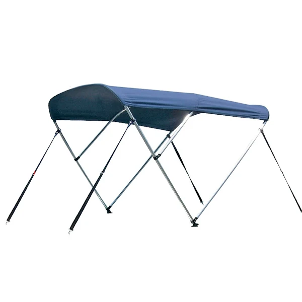 Bimini topp 160-170 x 110 cm, blå, anodisert aluminium, 600D polyester, UV 5.0, 100 % vanntett