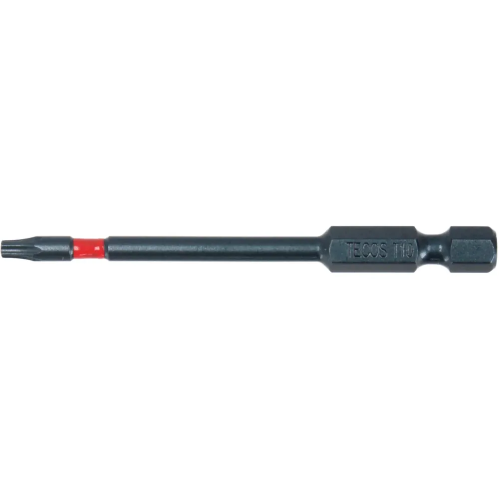 Tecos Impact Torx Bits TX10 × 75 mm - 3 stk.