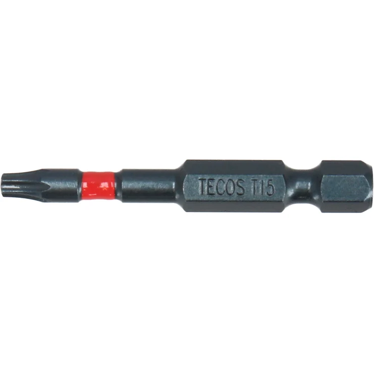 Tecos Impact Torx Bits TX15 × 50 mm - 3 stk.