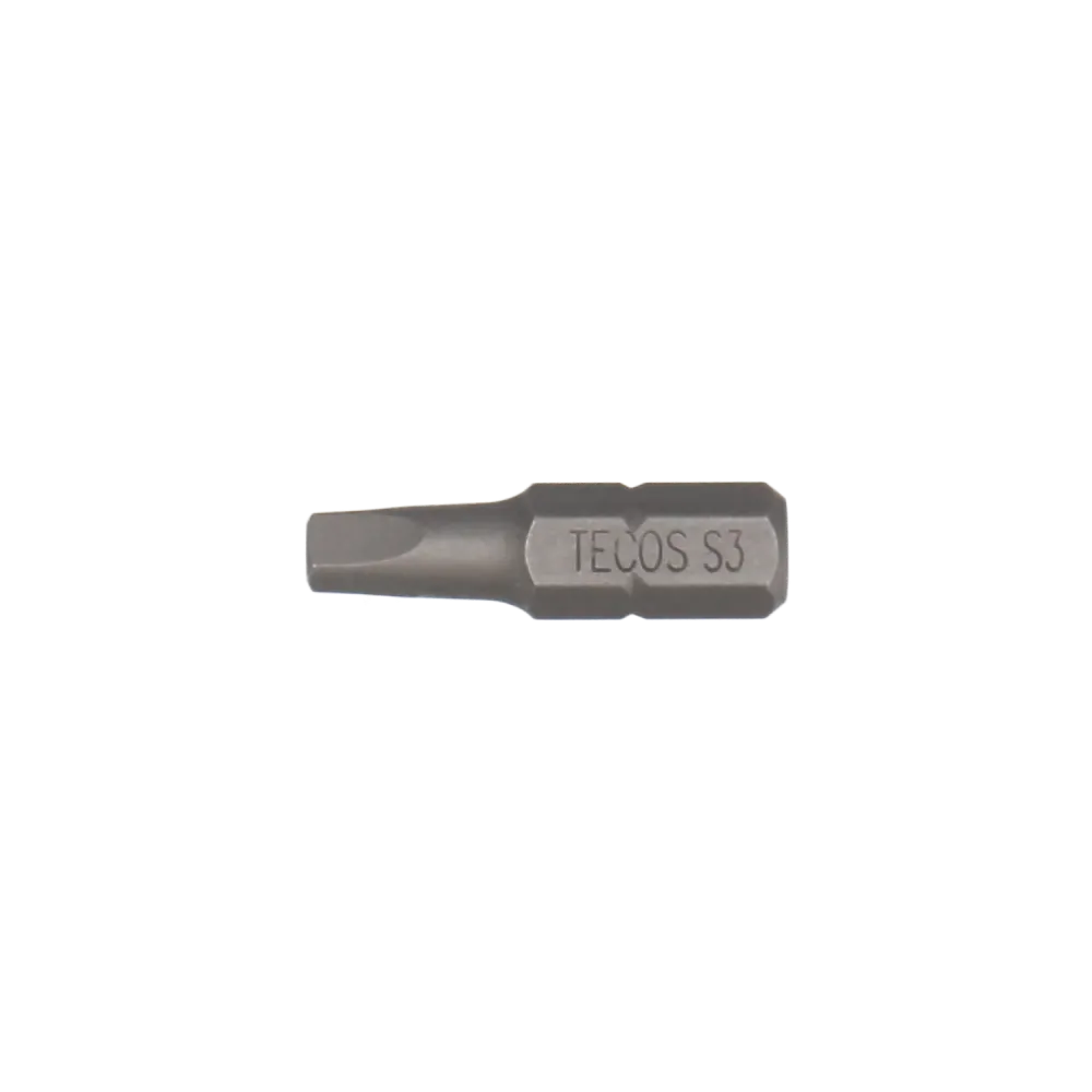 Tecos Robertson Bits - S3 × 25 mm - 3 stk.