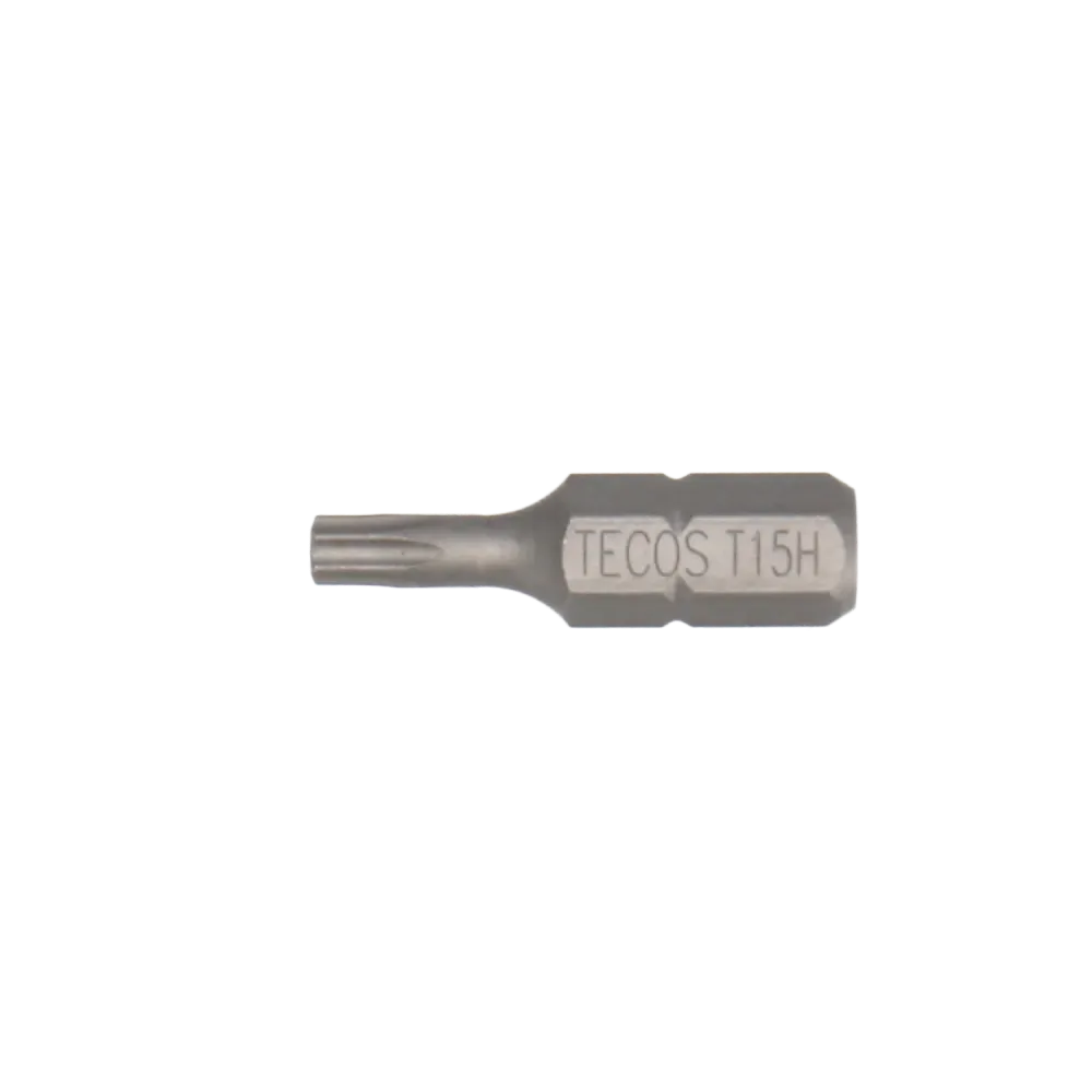 Tecos Torx Bits med hull- TXT15 × 25 mm - 3 stk.