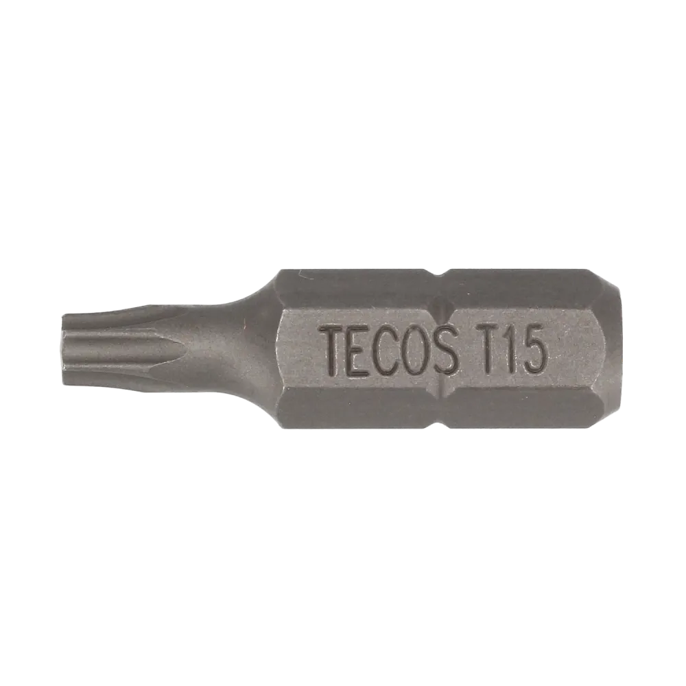 Tecos Torx Bits TX15 x 25 mm, 3 stk.