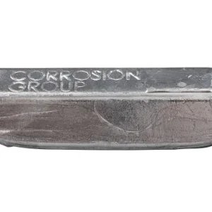 Aluminium anode (AL-arm) 120 g, 85 * 35 * 16 mm (140 mm) hull 7 * 13mm